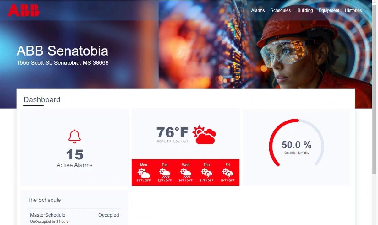 ABB Senatobia — branded dashboard